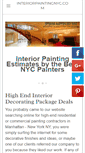 Mobile Screenshot of interiorpaintingnyc.com